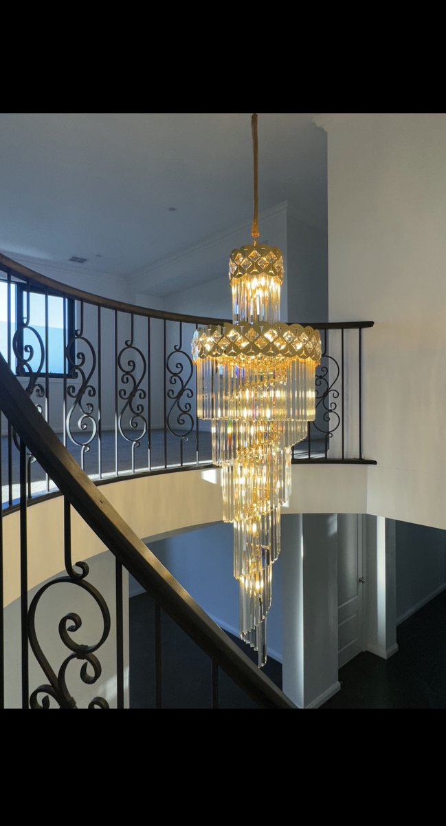 Crystal chandelier installation eastern suburbs Melbourne