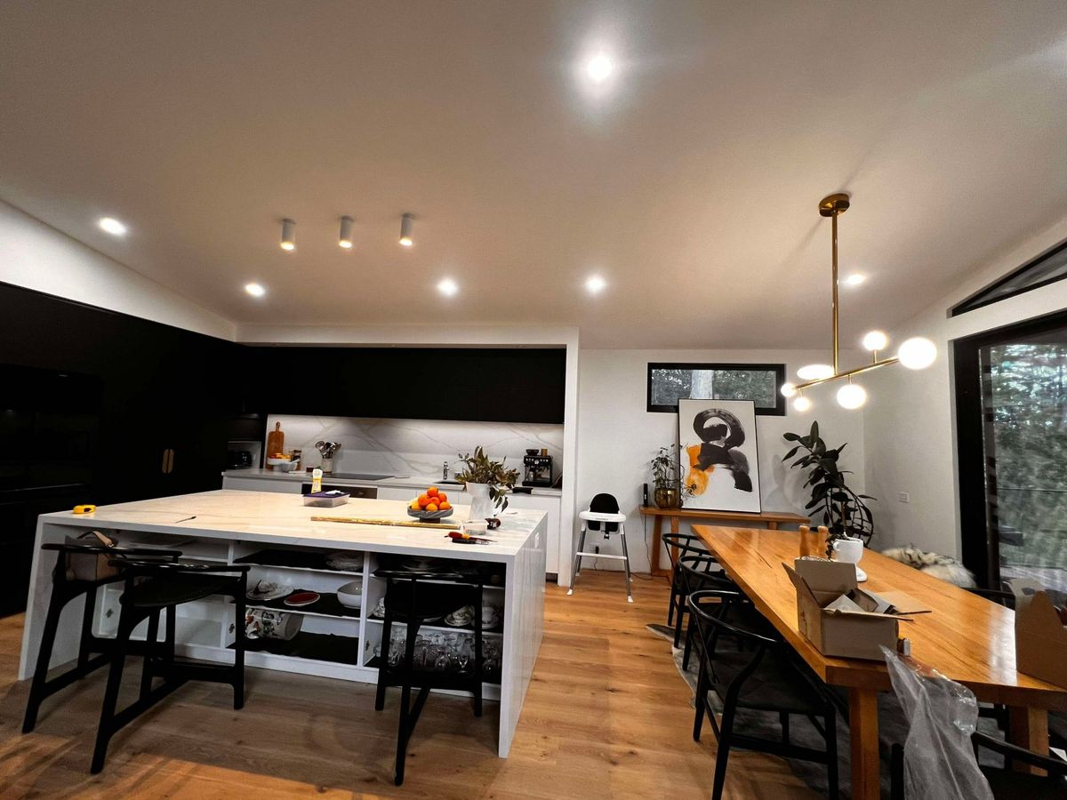 Kitchen lighting upgrade eastern suburbs