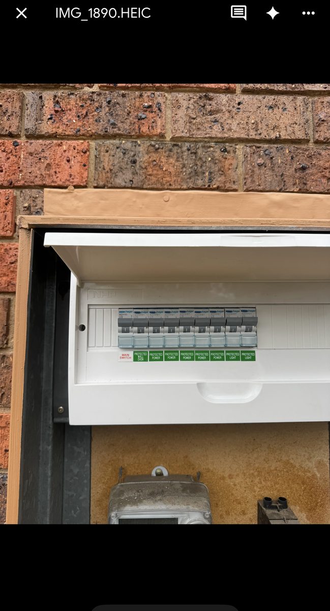 New modern switchboard after upgrade